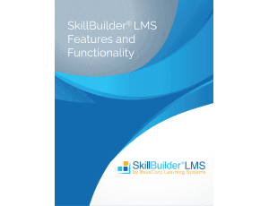 Brochure des caractéristiques et fonctionnalités de SkillBuilder® LMS